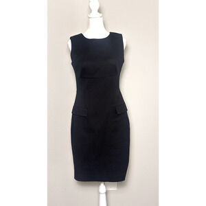 Calvin Klein Women’s Little Black‎ Dress Size (4) Black Fitted Sheath Dress